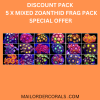 DISCOUNT PACK - 5 X SELECTION PACK MIXED ZOANTHID FRAGS