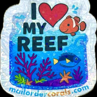 M.O.C I Love My Reef Sticker